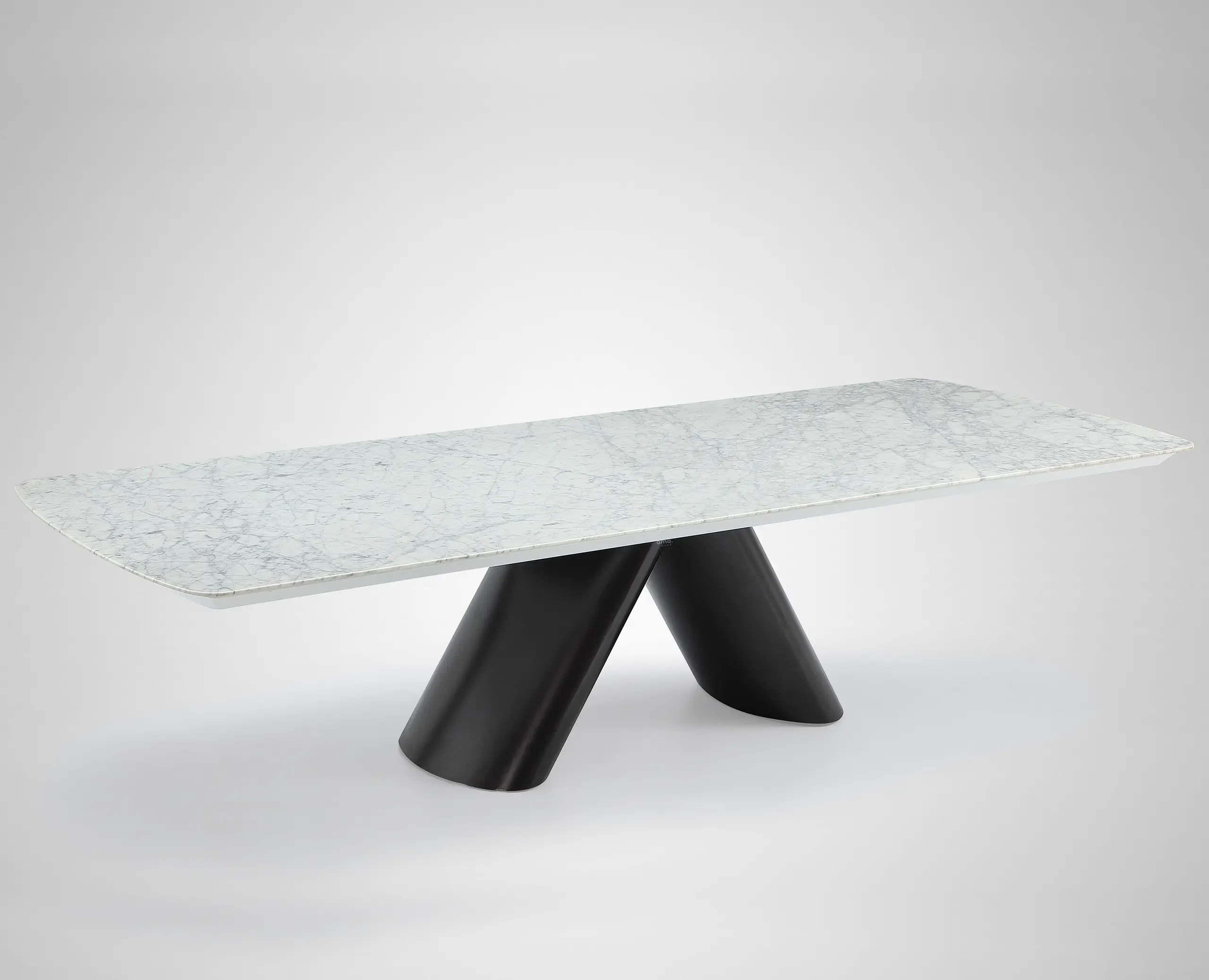 Metal Base Dining Table