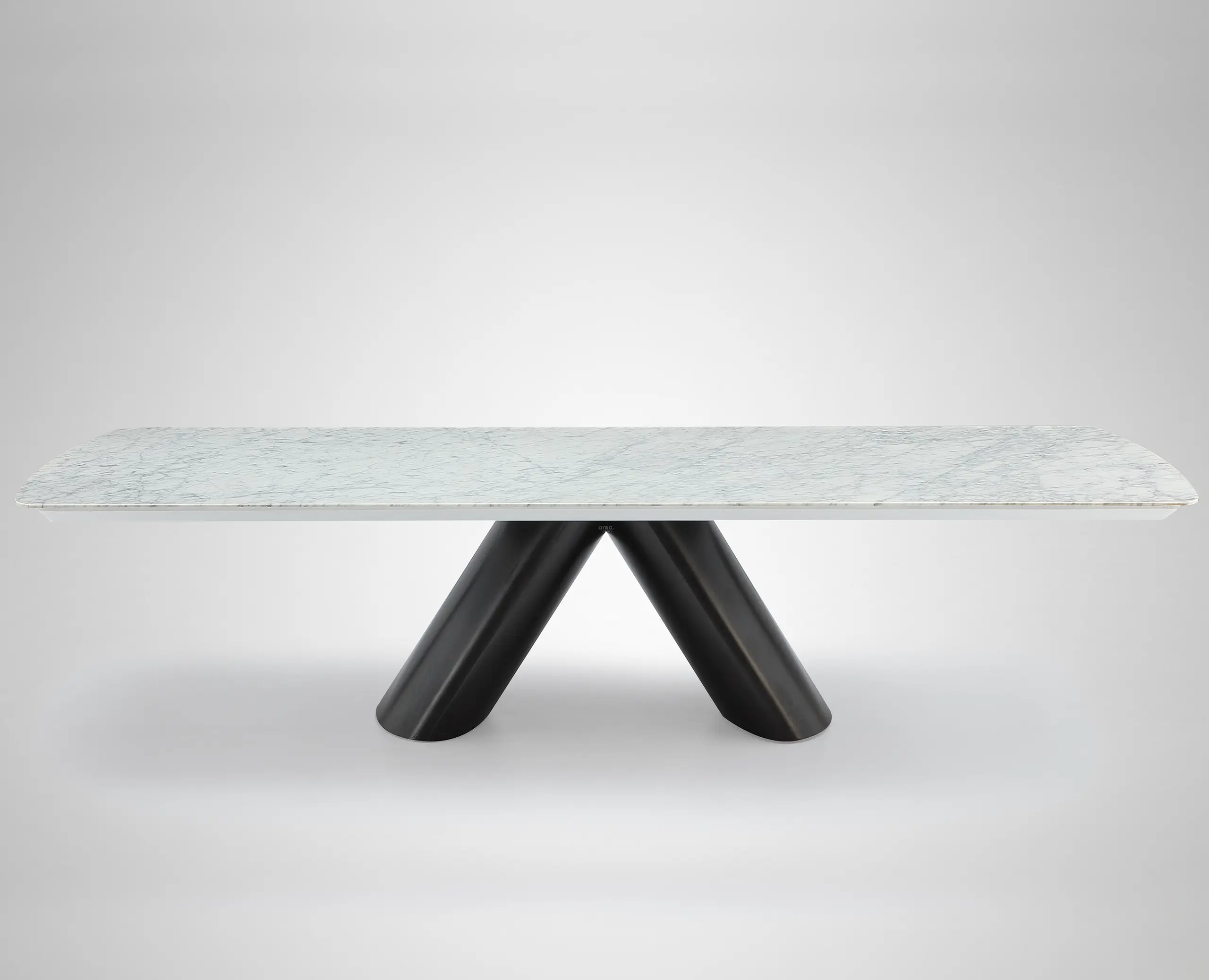 Custom - Metal Base Dining Table - view 2
