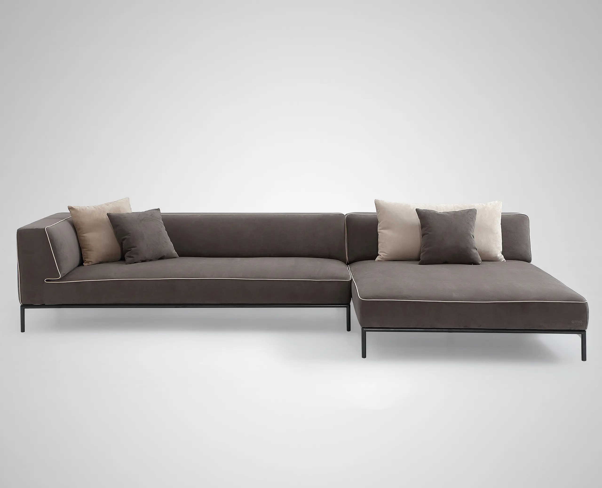 Custom - Modular Fabric Sofa - view 2