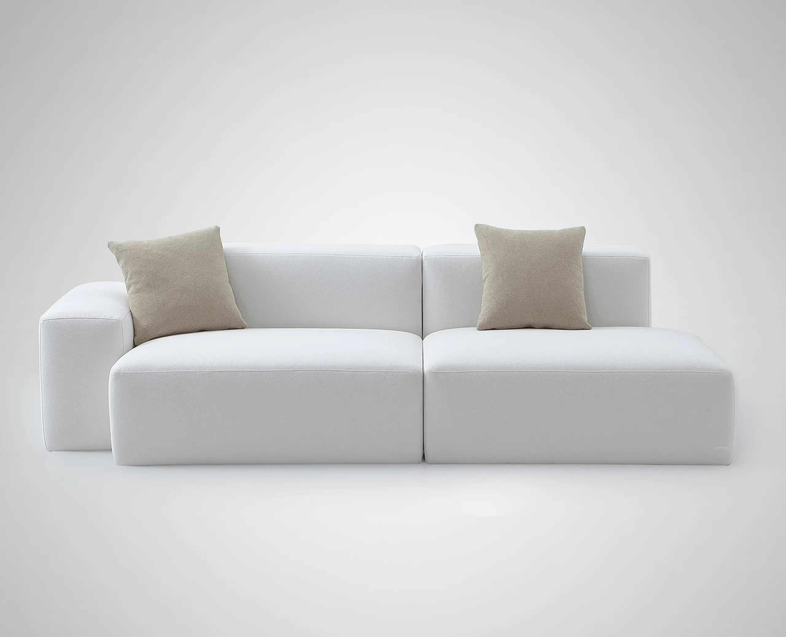 Custom - Arc Fabric Sofa - view 2