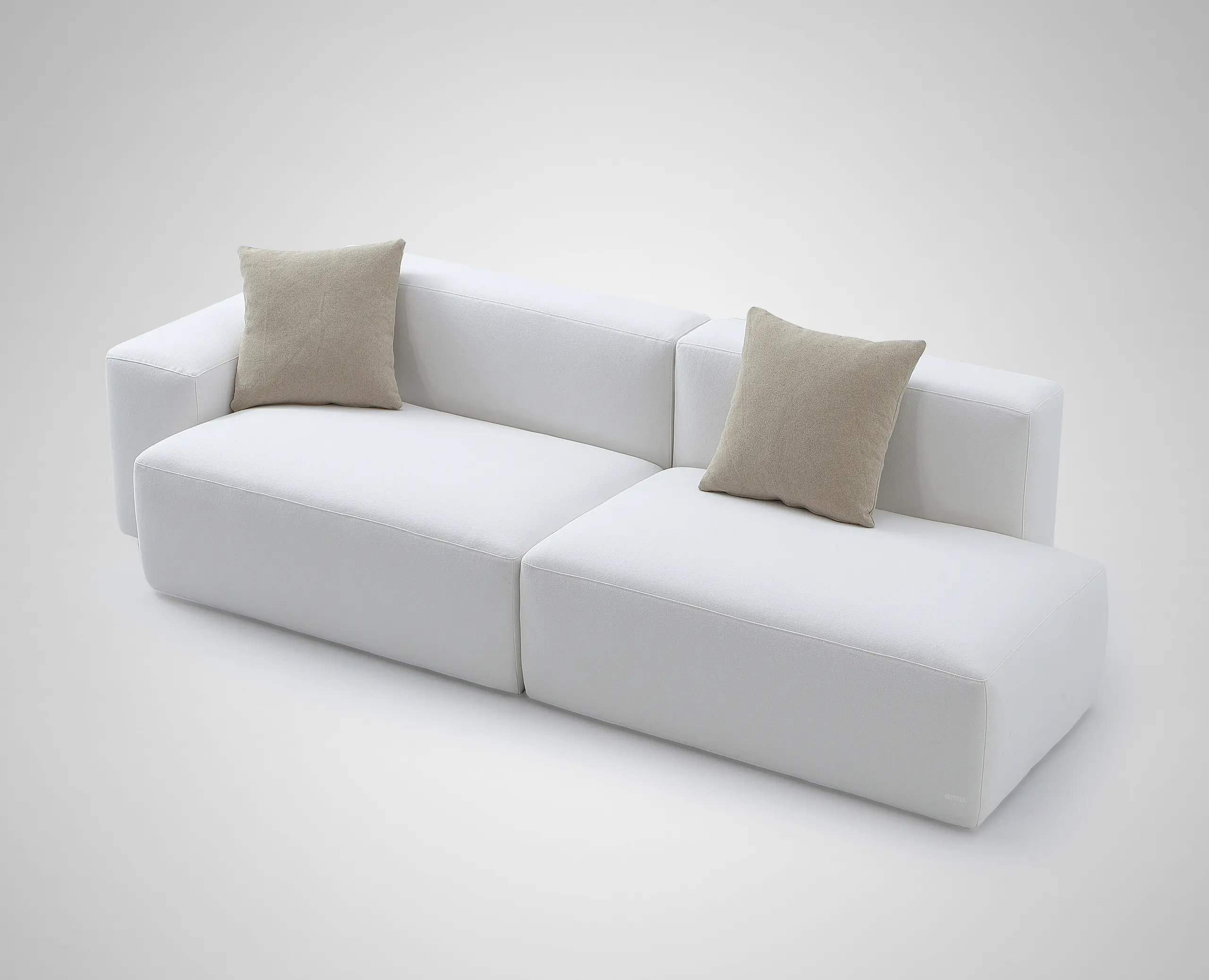Custom - Arc Fabric Sofa - current view